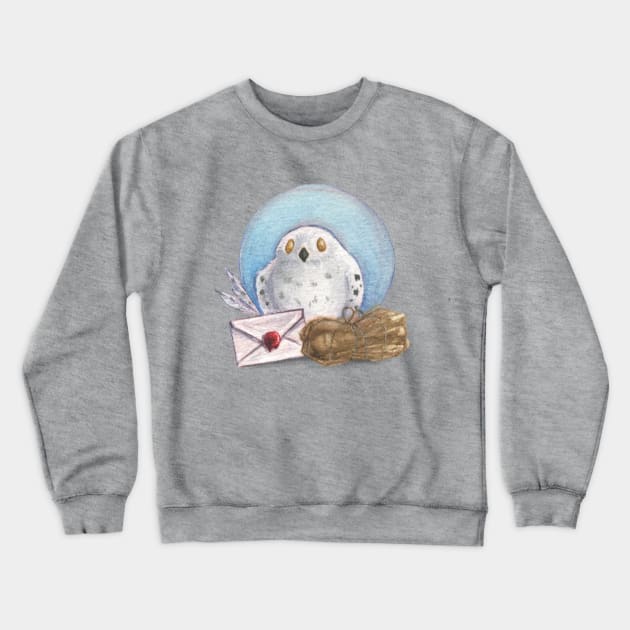 Package Owl Crewneck Sweatshirt by AmberStone